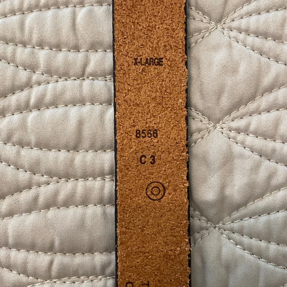 Coach Belt Handcrafted in Italy of Vegetable Tanned Leather and solid brass - Picture 6 of 10
